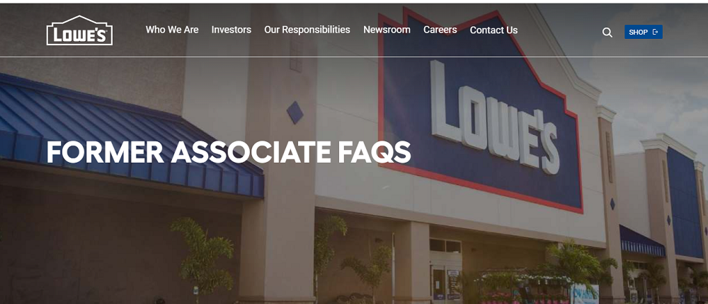 Lowe’s Former Associate FAQs